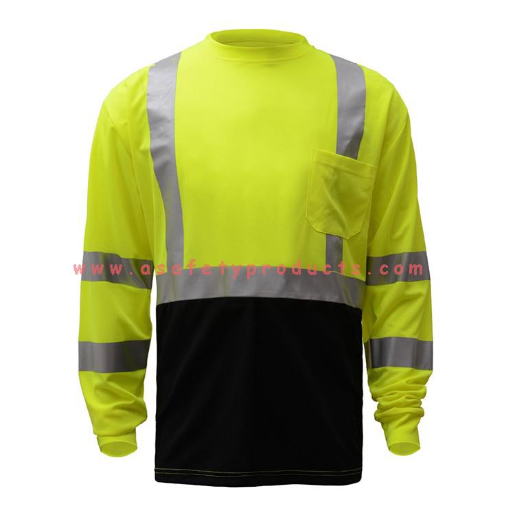 Mens Safety 100% Cotton Custom Long Sleeve T Shirt 1.jpg