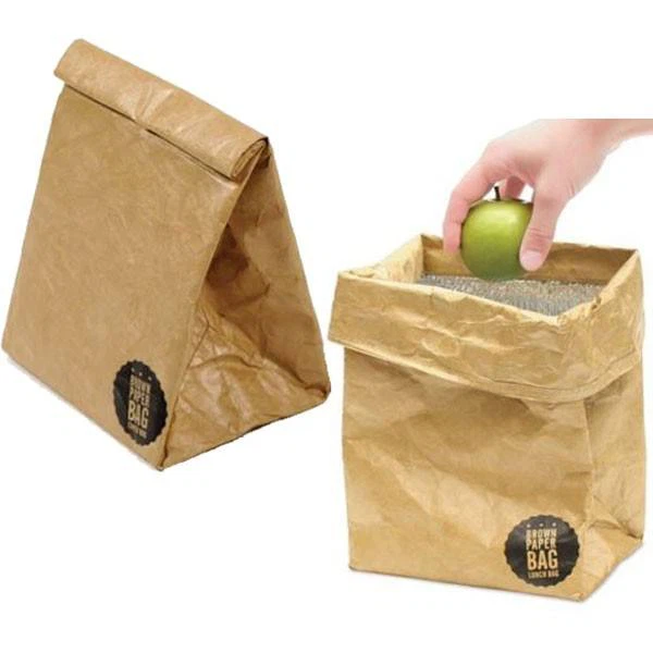 Kraftpappersisolerade lunchpåsar