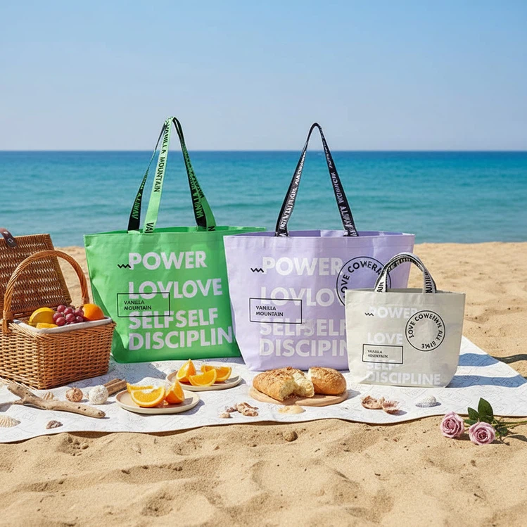 Custom logo PP woven promotional bag for trade shows events and advertising giveaways Custom logo PP woven promotional bag for trade shows events and advertising giveaways